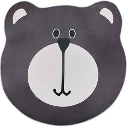 Beliani Kids Room Rug Bear Shape â 120 Playroom Brown Colargol